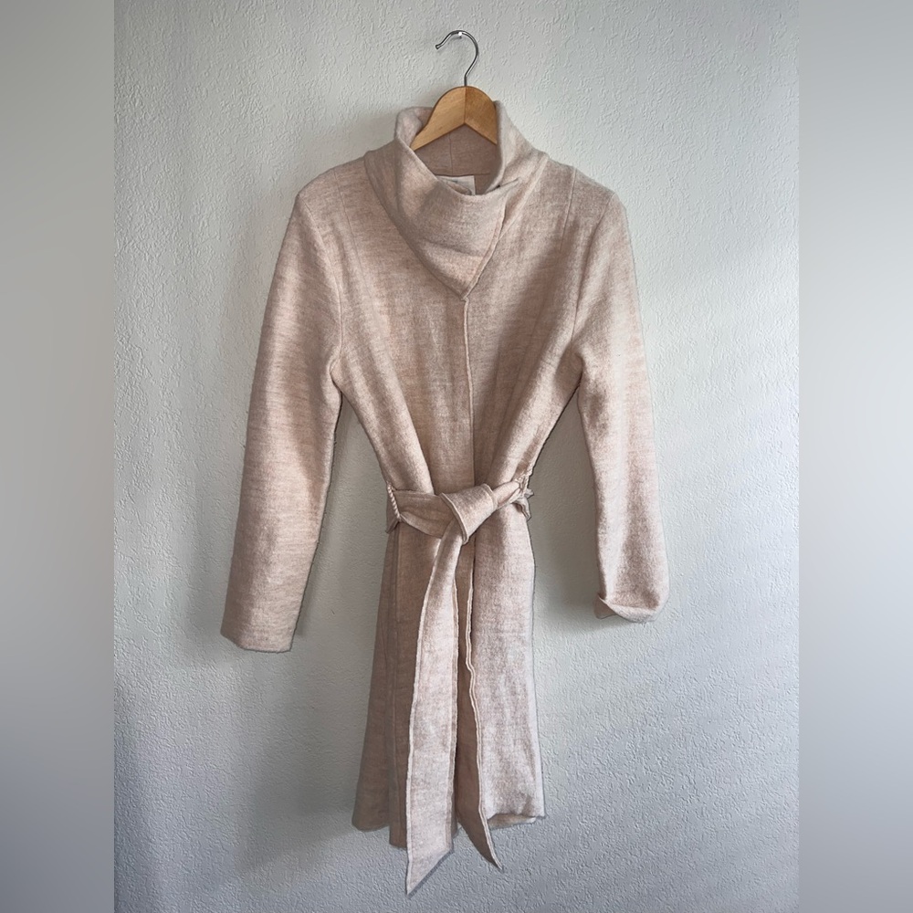 100% Wool Sparrow Anthropologie Cream Women's Cardigan Sweater